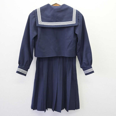 【中古】千葉県 八木が谷中学校 女子制服 2点 (セーラー服・ジャンパースカート) sf068430