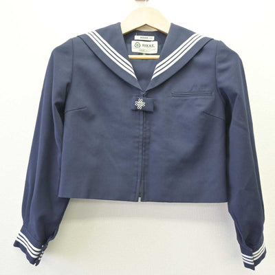 【中古】千葉県 八木が谷中学校 女子制服 2点 (セーラー服・ジャンパースカート) sf068430