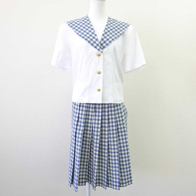 【中古】宮城県 聖和学園高等学校 女子制服 2点 (セーラー服・スカート) sf068449