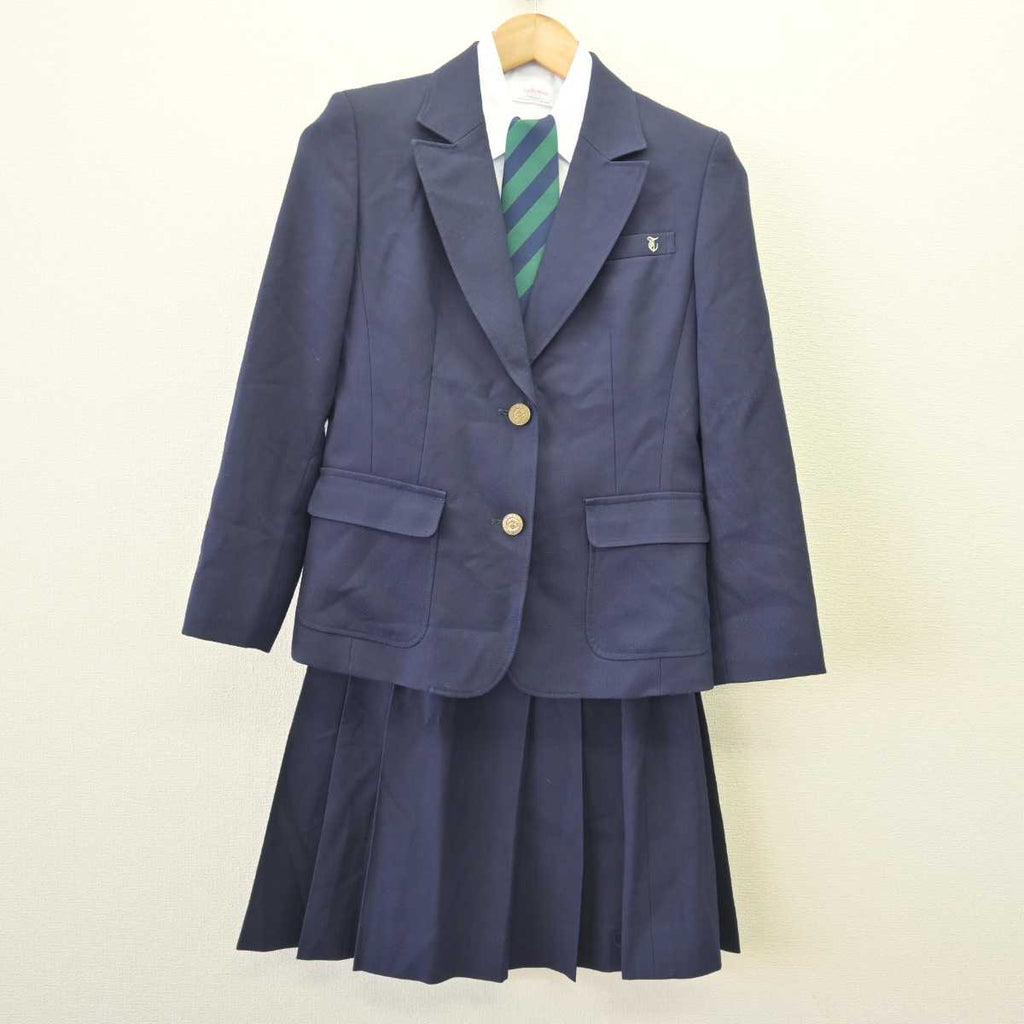 高川学園制服ブレザー 中古制服】神奈川県 神奈川学園高等学校 女子制服 6点（ブレザー