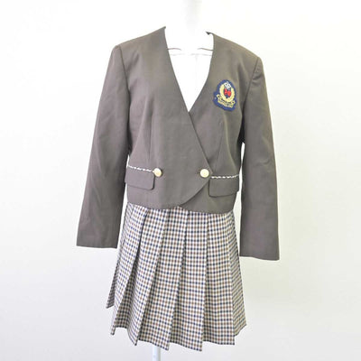 【中古】宮崎県 宮崎市立生目台中学校 女子制服 3点 (ブレザー・ブラウス・スカート) sf068458