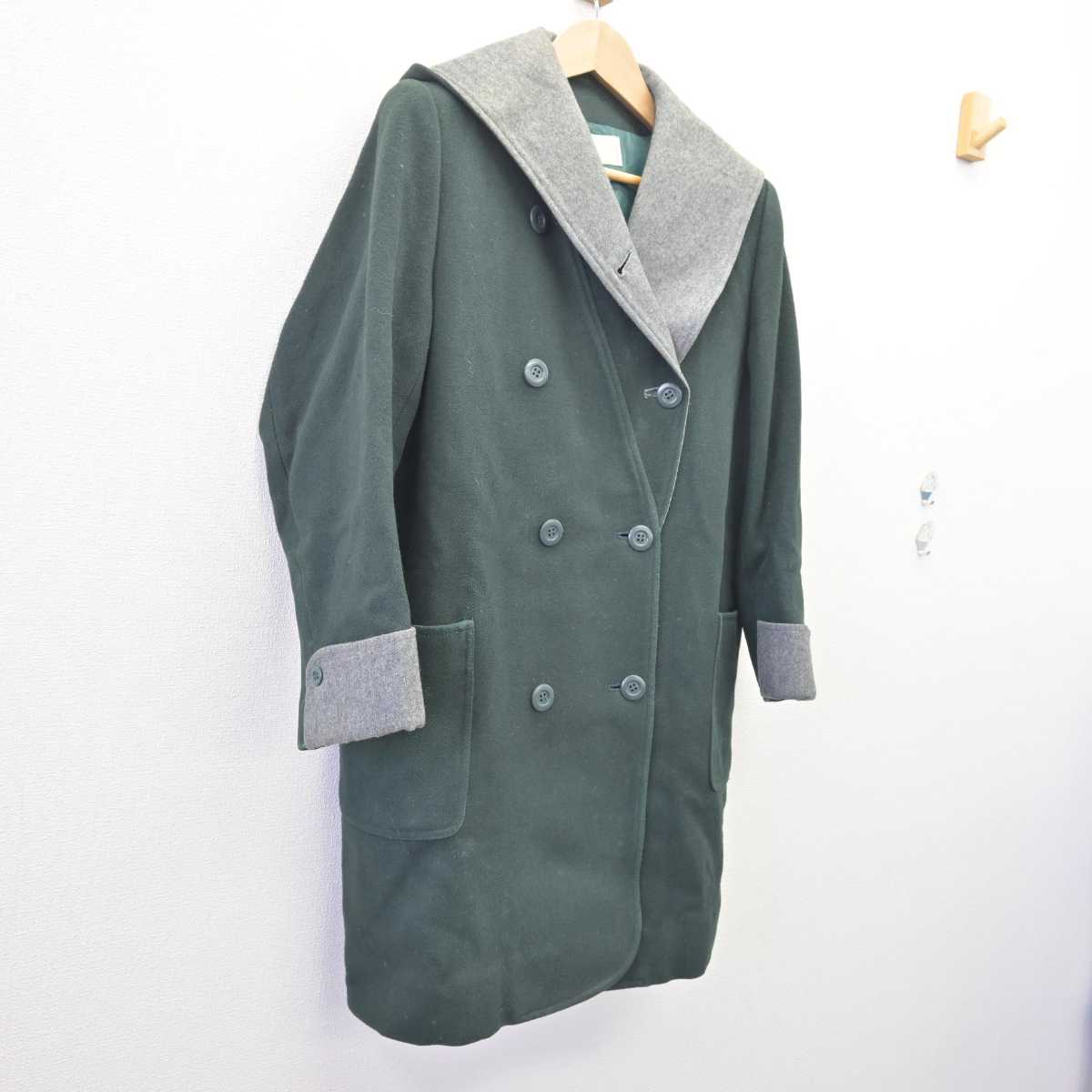 【中古】福岡県 宇美商業高等学校 女子制服 1点 (コート) sf068527