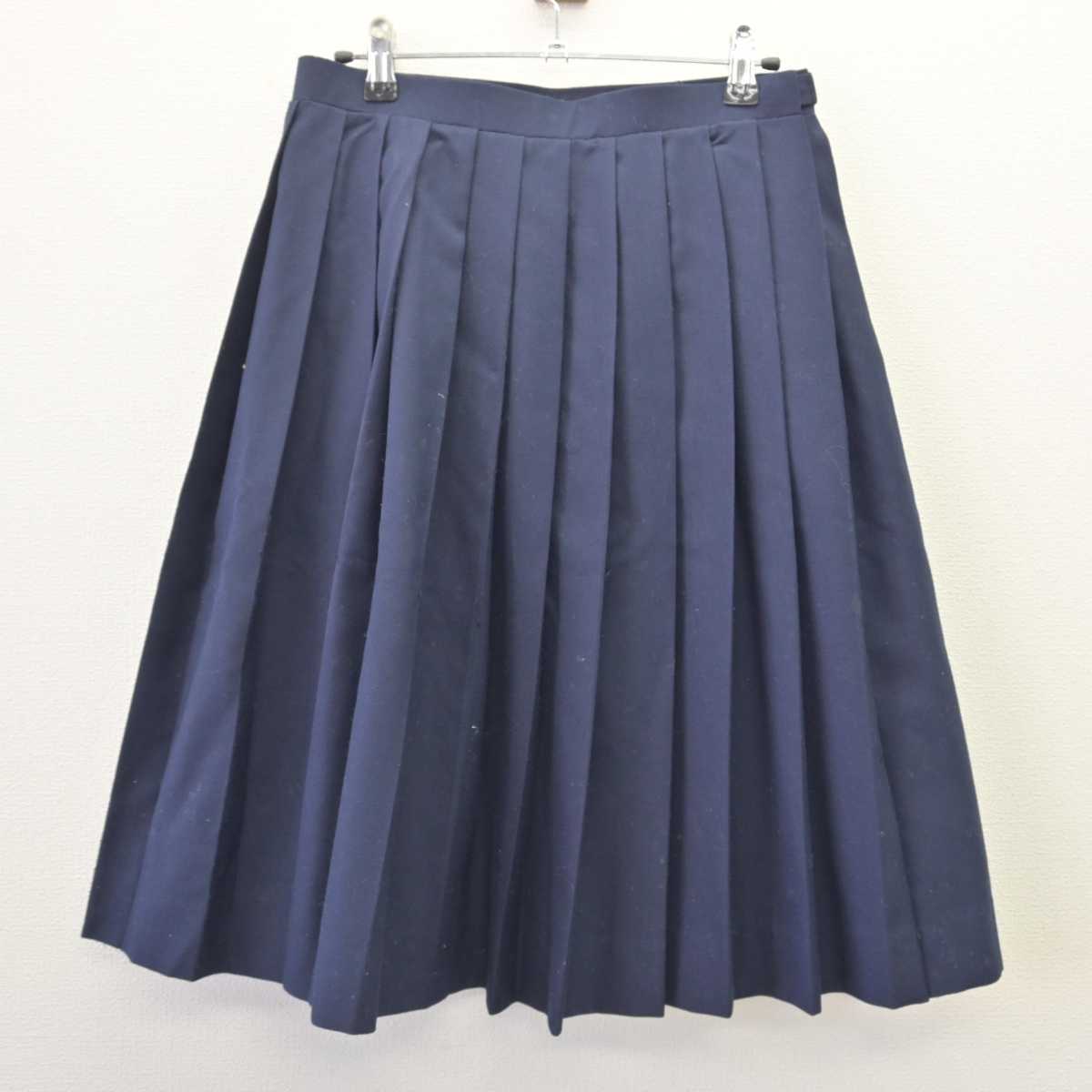 【中古】栃木県 阿久津中学校 女子制服 4点 (ブレザー・スカート) sf068581