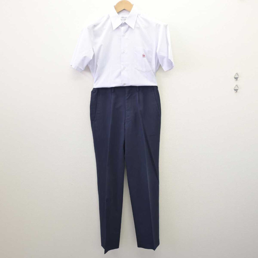 中古】大阪府 高槻高等学校 男子制服 2点 (シャツ・ズボン) sf068651