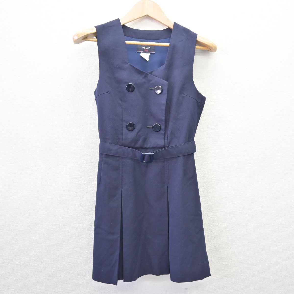 【中古】神奈川県 法政大学国際高等学校 女子制服 3点 (ブレザー・シャツ・ジャンパースカート) sf068691