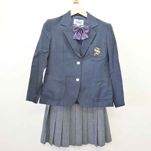 U1518/S776(中古)福島県 須賀川市立第二中学校 女子制服3点 /冬 U1518/S776(中古)福島県 須賀川市立第二中学校 女子制服3点 /冬