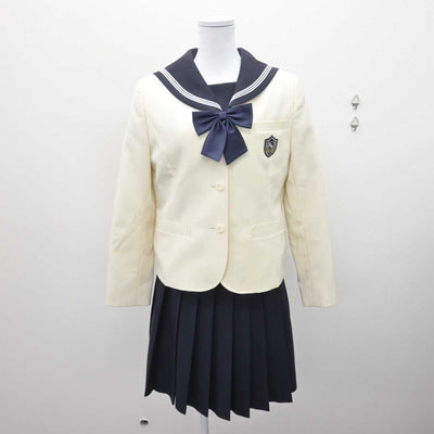 【中古】群馬県 樹徳高等学校 女子制服 4点 (ブレザー・セーラー服・スカート) sf068720