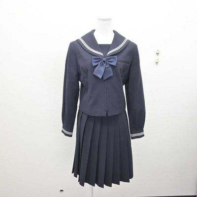 【中古】群馬県 樹徳高等学校 女子制服 4点 (ブレザー・セーラー服・スカート) sf068720