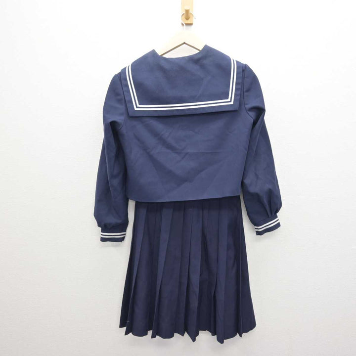 中古】広島県 尾道市立久保中学校 女子制服 2点 (セーラー服・スカート