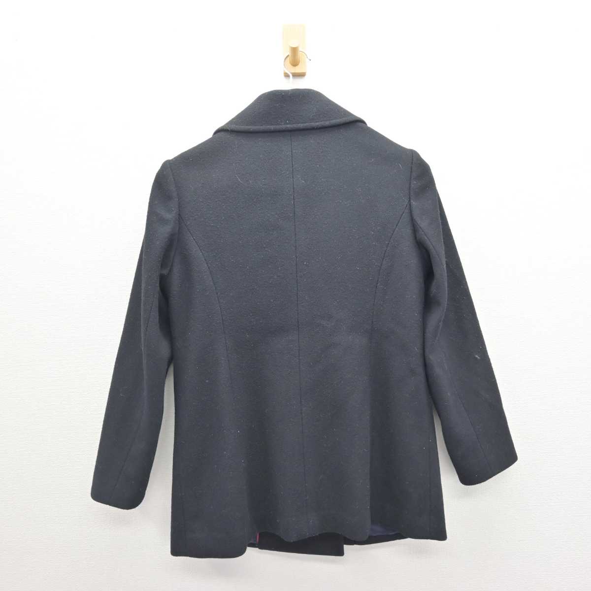 【中古】栃木県 足利短期大学附属高等学校 女子制服 1点 (コート) sf068738