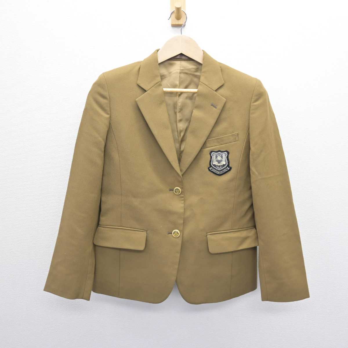 【中古】岡山県 岡山学芸館高等学校 女子制服 3点 (ブレザー・スカート) sf068741