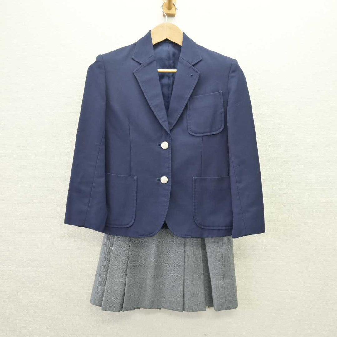 中古】神奈川県 市ケ尾中学校 女子制服 3点 (ブレザー・ベスト 