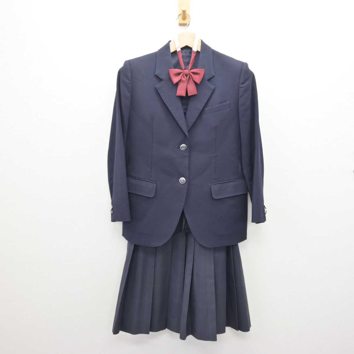 【中古】北海道 北海道札幌北陵高等学校 女子制服 3点 (ブレザー・スカート) sf068826