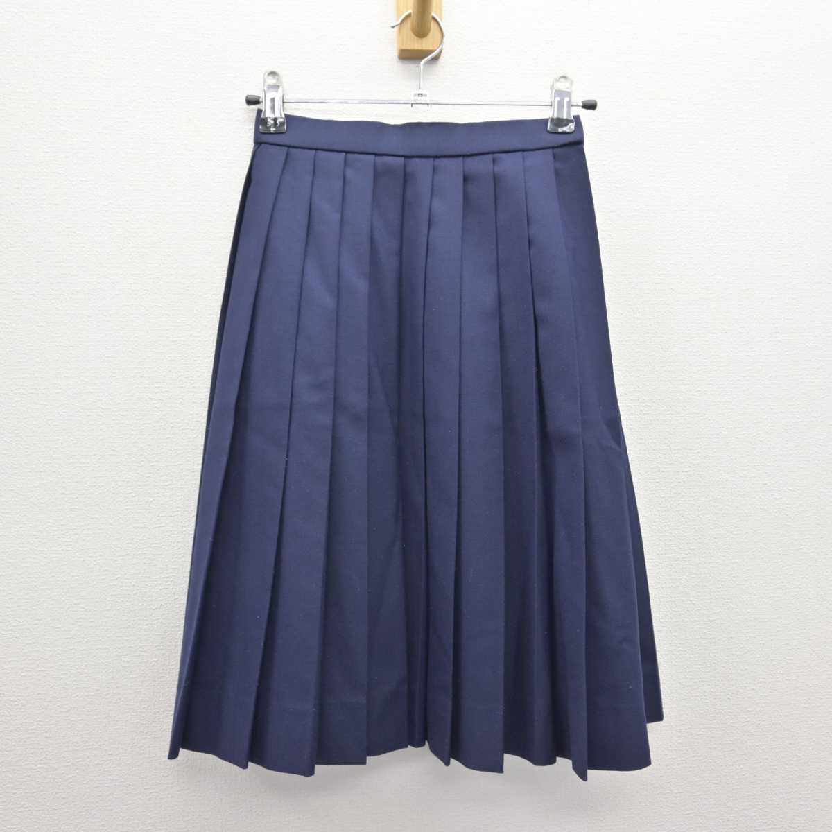 【中古】島根県 松江市立第二中学校 女子制服 3点 (ブレザー・ベスト・スカート) sf068833