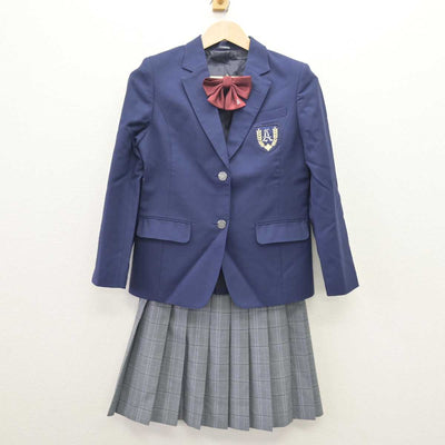 【中古】栃木県 宇都宮市立旭中学校 女子制服 5点 (ブレザー・スカート) sf068841