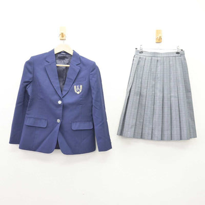 【中古】栃木県 宇都宮市立旭中学校 女子制服 5点 (ブレザー・スカート) sf068841