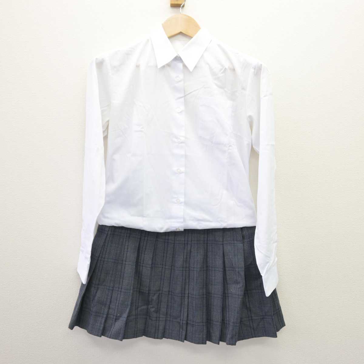 【中古】埼玉県 幸手桜高等学校 女子制服 3点 (ブレザー・シャツ・スカート) sf068852