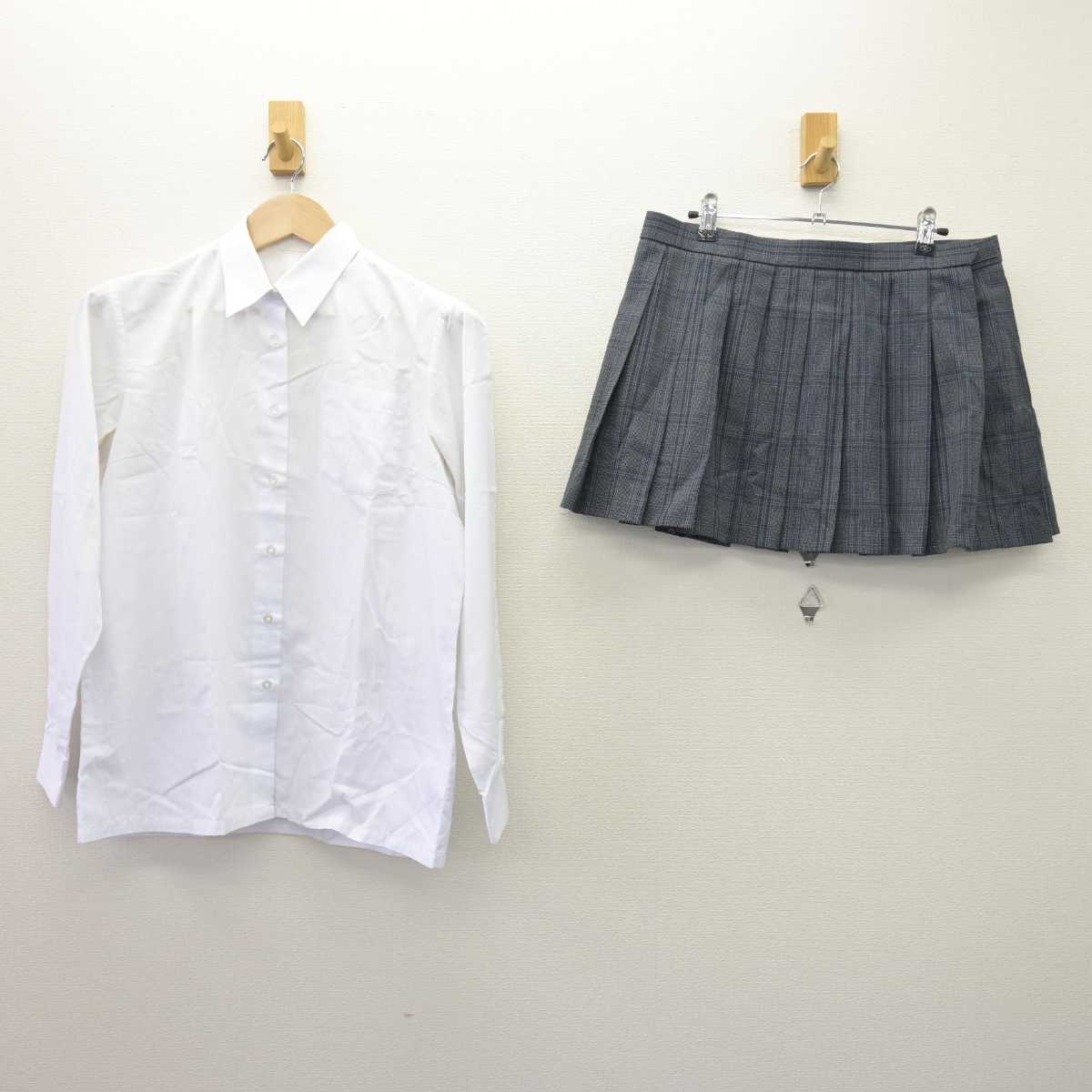 【中古】埼玉県 幸手桜高等学校 女子制服 3点 (ブレザー・シャツ・スカート) sf068852