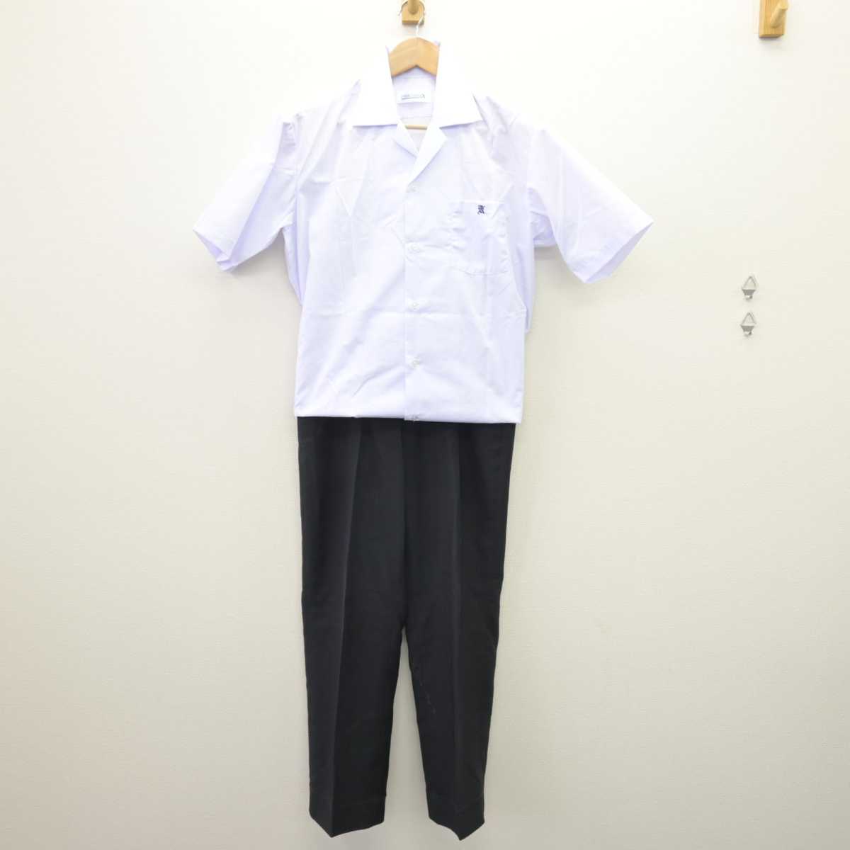 【中古】愛知県 名古屋市立北高等学校 男子制服 2点 (シャツ・ズボン) sf068868