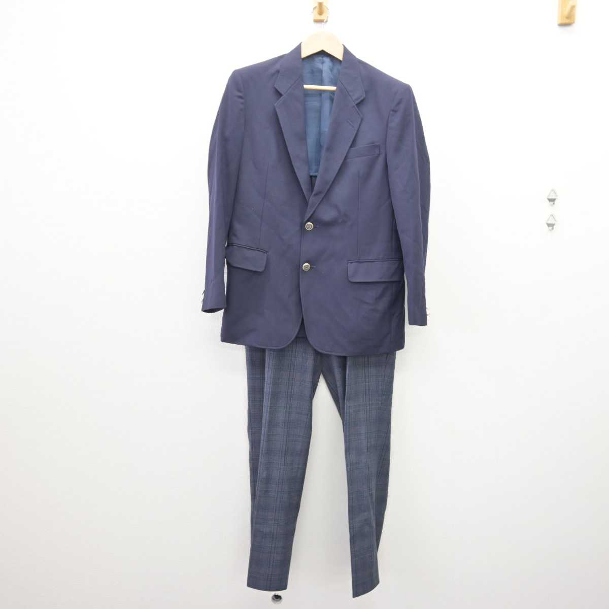 【中古】東京都 上原中学校 男子制服 3点 (ブレザー・ズボン) sf068879