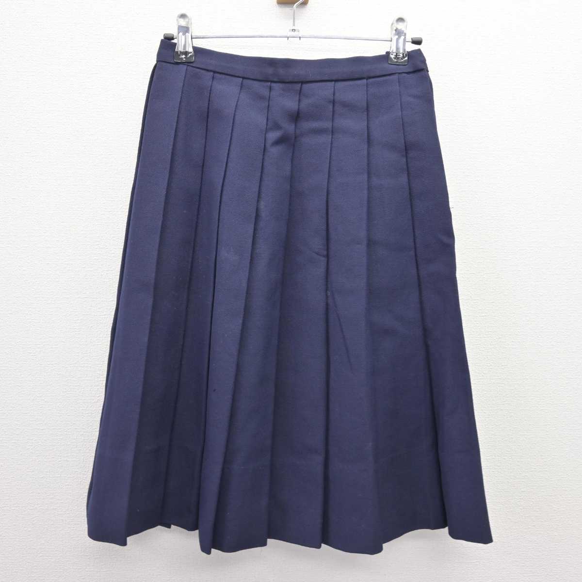 【中古】福島県 白河中央中学校 女子制服 2点 (セーラー服・スカート) sf068897