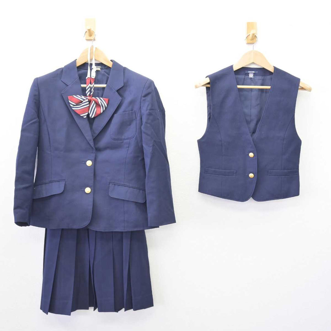 中古】福島県 白河旭高等学校 女子制服 5点 (ブレザー・ベスト 中古】福島県 白河旭高等学校 女子制服 5点 (ブレザー・ベスト