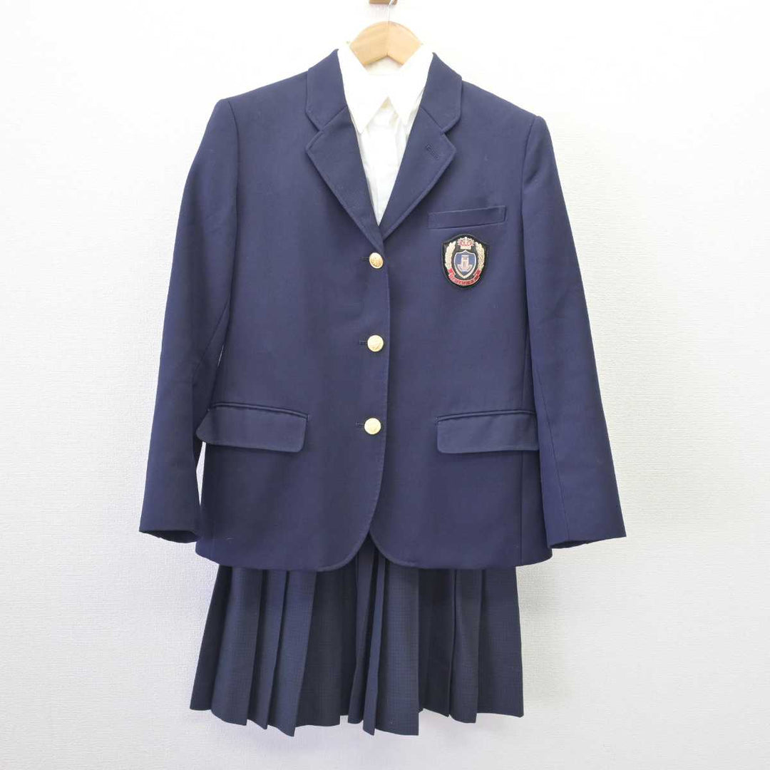 中古】岡山県 西大寺高等学校 女子制服 3点 (ブレザー・シャツ