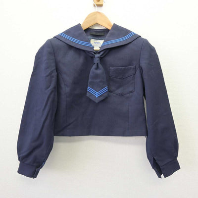 【中古】北海道 札苗北中学校 女子制服 3点 (セーラー服・スカート) sf068944