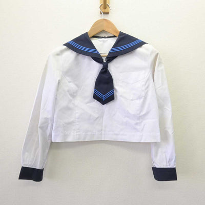 【中古】北海道 札苗北中学校 女子制服 3点 (セーラー服・スカート) sf068945