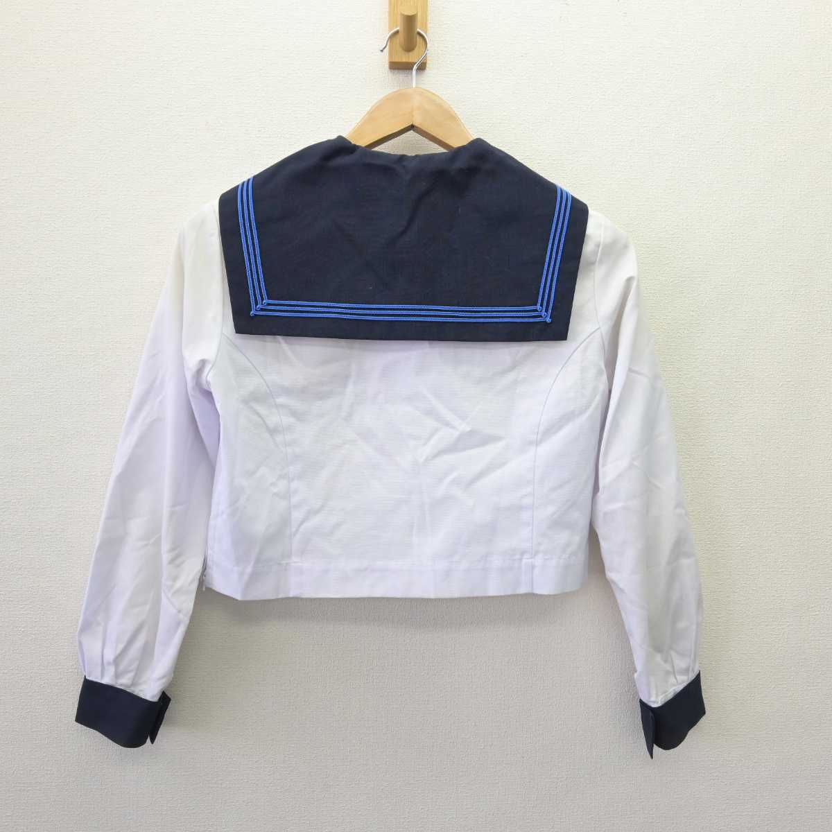 【中古】北海道 札苗北中学校 女子制服 3点 (セーラー服・スカート) sf068945