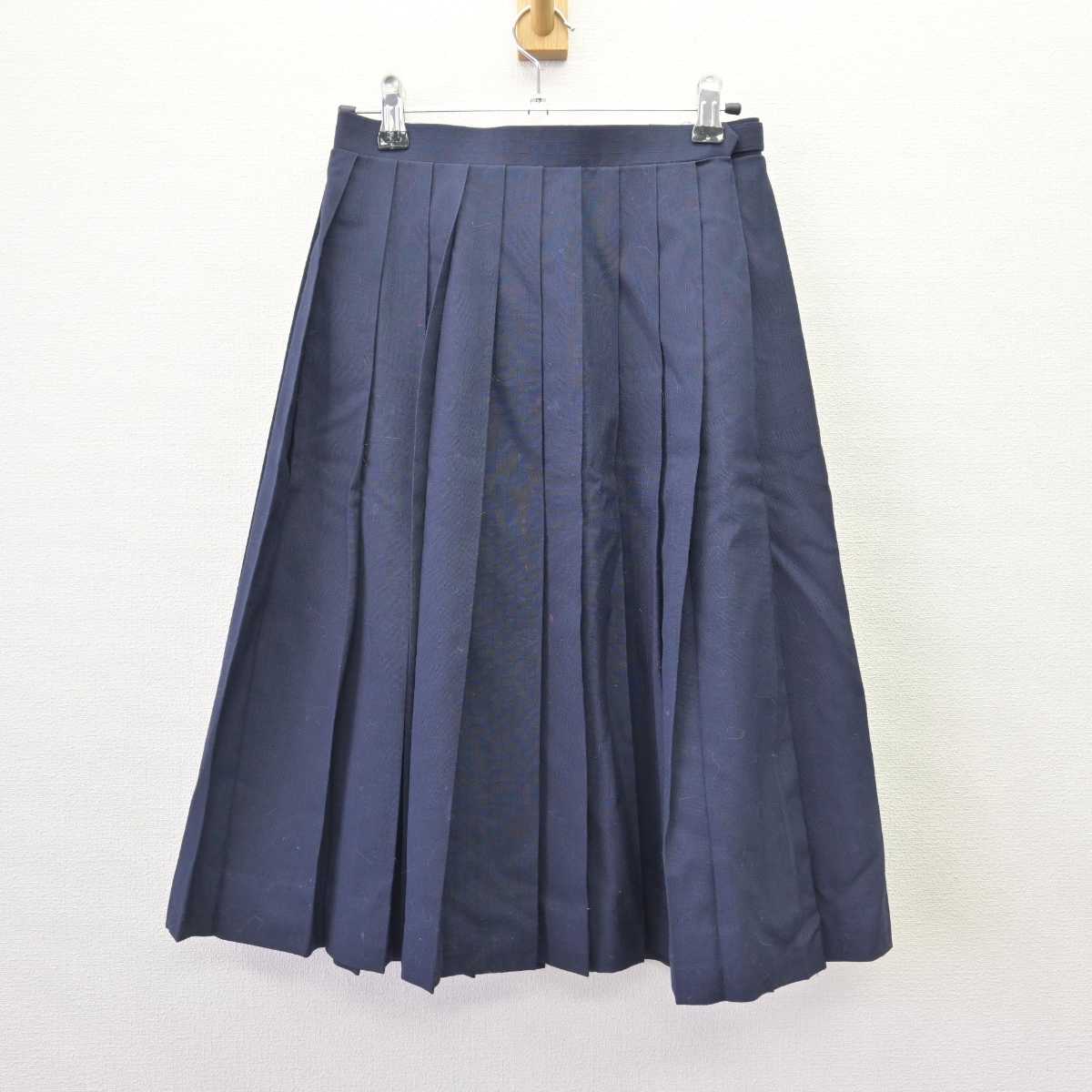 【中古】北海道 札苗北中学校 女子制服 3点 (セーラー服・スカート) sf068945