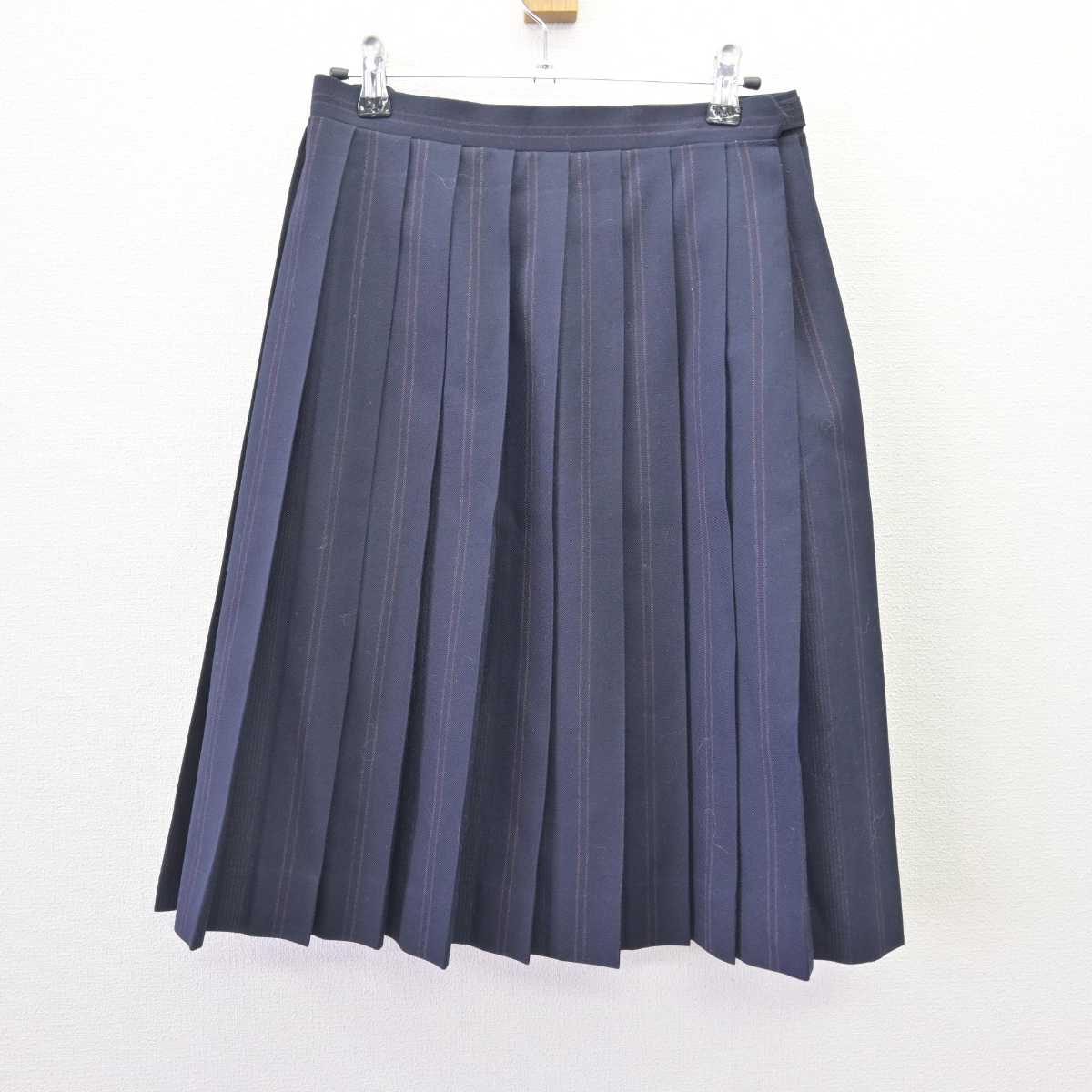 【中古】東京都 大妻中野高等学校 女子制服 5点 (ブレザー・シャツ・スカート) sf068957