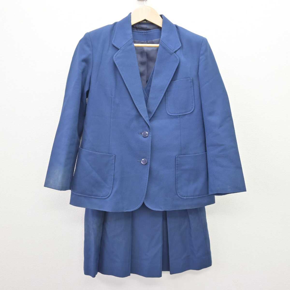 【中古】東京都 椚田中学校 女子制服 3点 (ブレザー・ベスト・スカート) sf068964