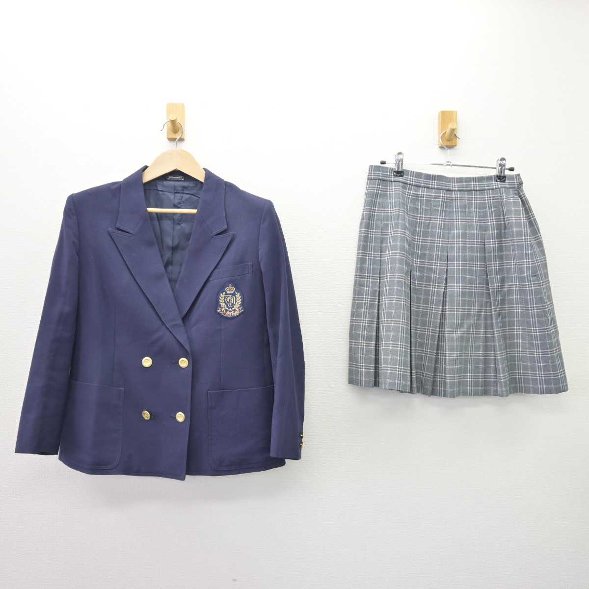 【中古】東京都 立川女子高等学校/旧制服 女子制服 3点 (ブレザー・スカート) sf068966