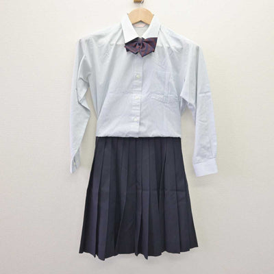 【中古】愛知県 安城生活福祉高等専修学校 女子制服 4点 (ブレザー・シャツ・スカート) sf068977