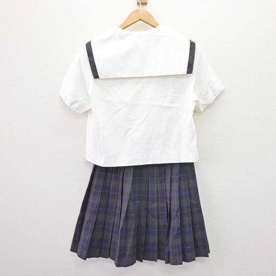 【中古】愛知県 安城生活福祉高等専修学校 女子制服 2点 (セーラー服・スカート) sf068979