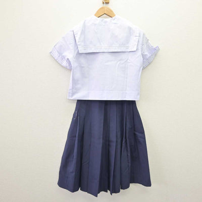 【中古】大阪府 大阪教育大学附属池田中学校 女子制服 3点 (セーラー服・スカート) sf068984