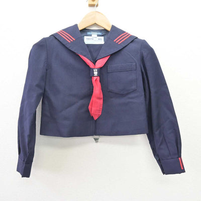 【中古】東京都 川村小学校 女子制服 4点 (ニット・セーラー服・ジャンパースカート) sf068985