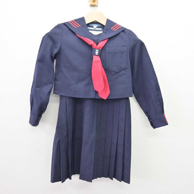 【中古】東京都 川村小学校 女子制服 2点 (セーラー服・ジャンパースカート) sf068988