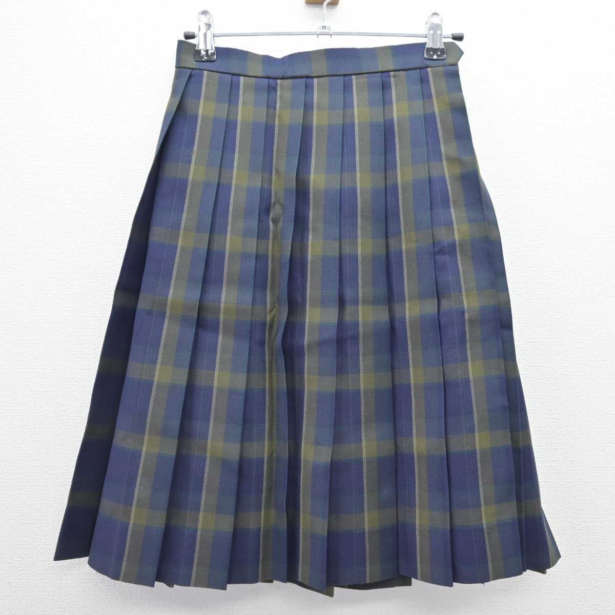 【中古】福岡県 黒木高等学校 女子制服 3点 (ブレザー・ベスト・スカート) sf069020