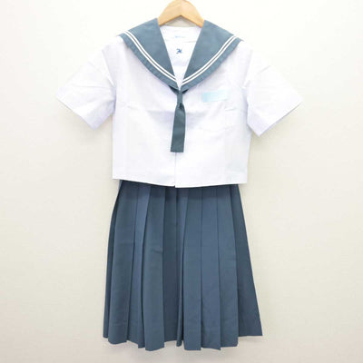 【中古】大分県 緑ヶ丘中学校 女子制服 2点 (セーラー服・スカート) sf069024