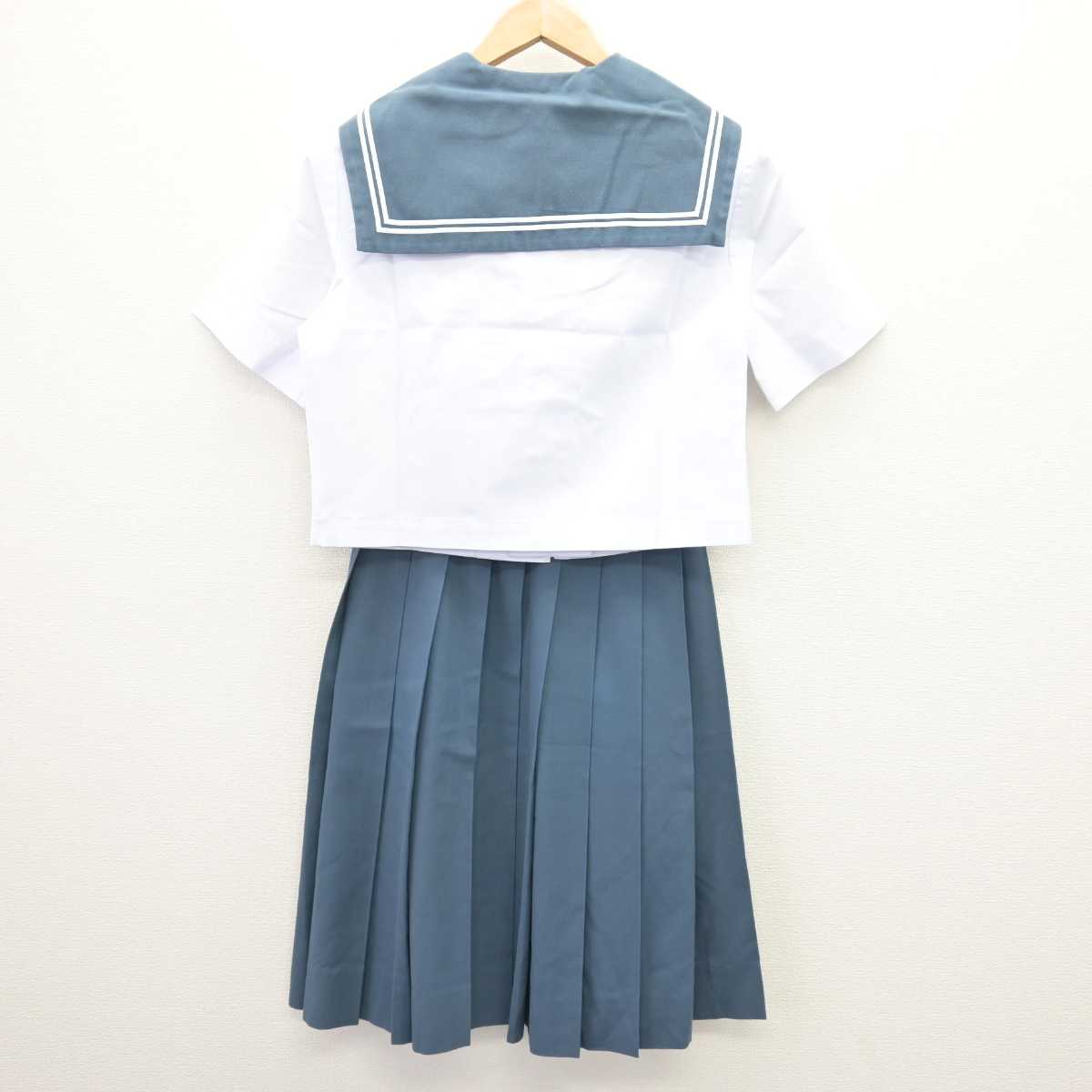 【中古】大分県 緑ヶ丘中学校 女子制服 2点 (セーラー服・スカート) sf069024