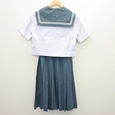 【中古】大分県 緑ヶ丘中学校 女子制服 2点 (セーラー服・スカート) sf069025