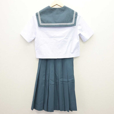 【中古】大分県 緑ヶ丘中学校 女子制服 3点 (セーラー服・セーラー服・スカート) sf069026