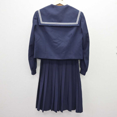 【中古】大分県 緑ヶ丘中学校 女子制服 2点 (セーラー服・ジャンパースカート) sf069027