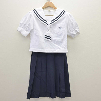 【中古】大分県 大分中学校・高等学校 女子制服 3点 (セーラー服・スカート) sf069038