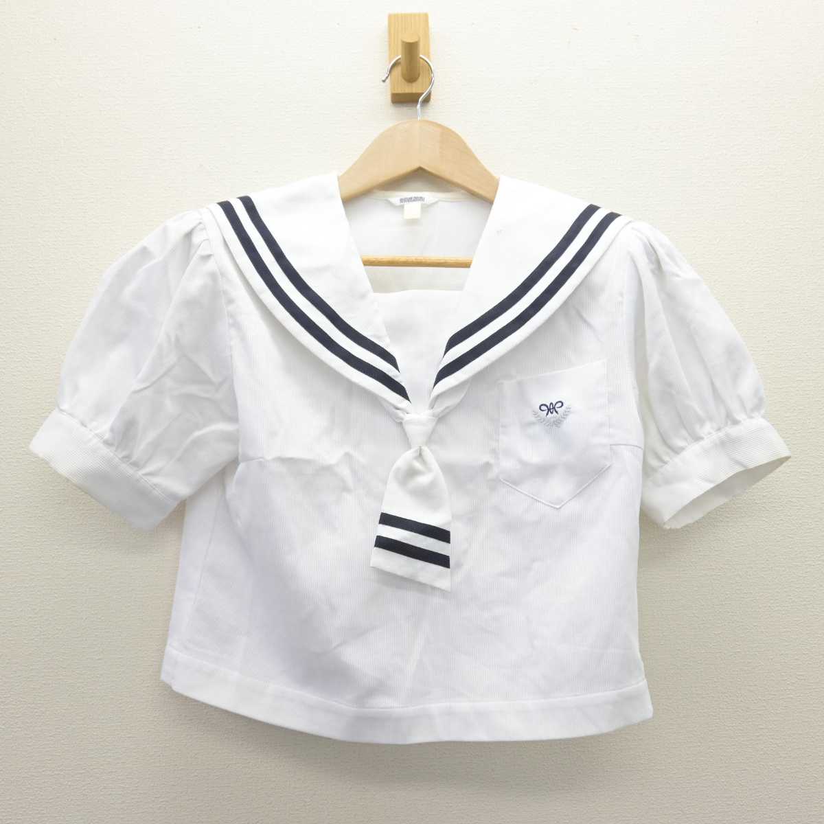 【中古】大分県 大分中学校・高等学校 女子制服 3点 (セーラー服・スカート) sf069038