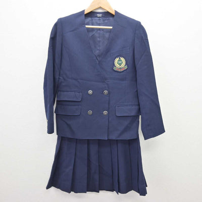 【中古】大分県 大分中学校・高等学校 女子制服 3点 (ブレザー・ニット・スカート) sf069039