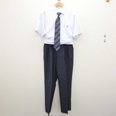 【中古】大分県 大分中学校・高等学校 男子制服 4点 (シャツ・シャツ・ズボン) sf069046