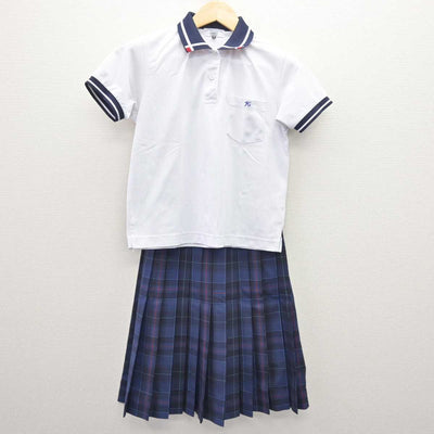 【中古】熊本県 熊本中央高等学校/旧制服 女子制服 3点 (シャツ・スカート) sf069049